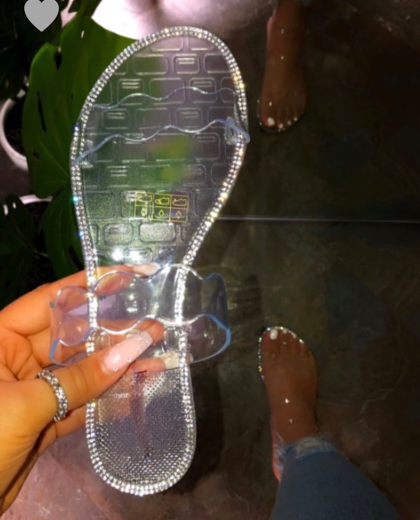 Cinderella Slippers Clear